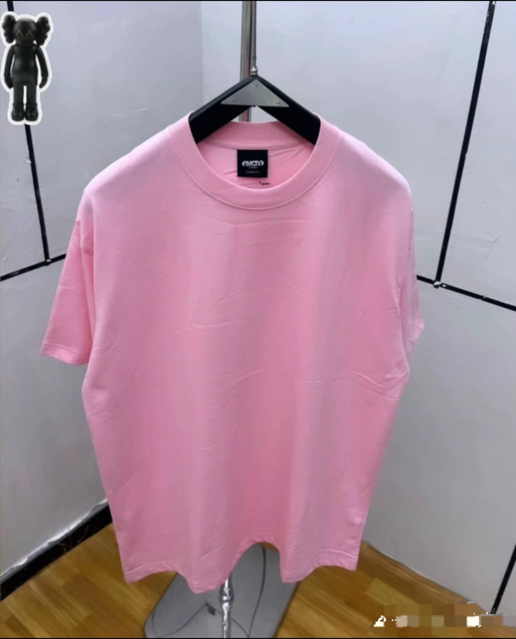 PINK PLAIN TEE in PINK